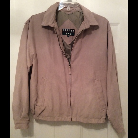 🆕NEW-MEN’S SUEDE LIKE- ZIP UP MEN’S JACKET-NEW - Picture 4 of 8